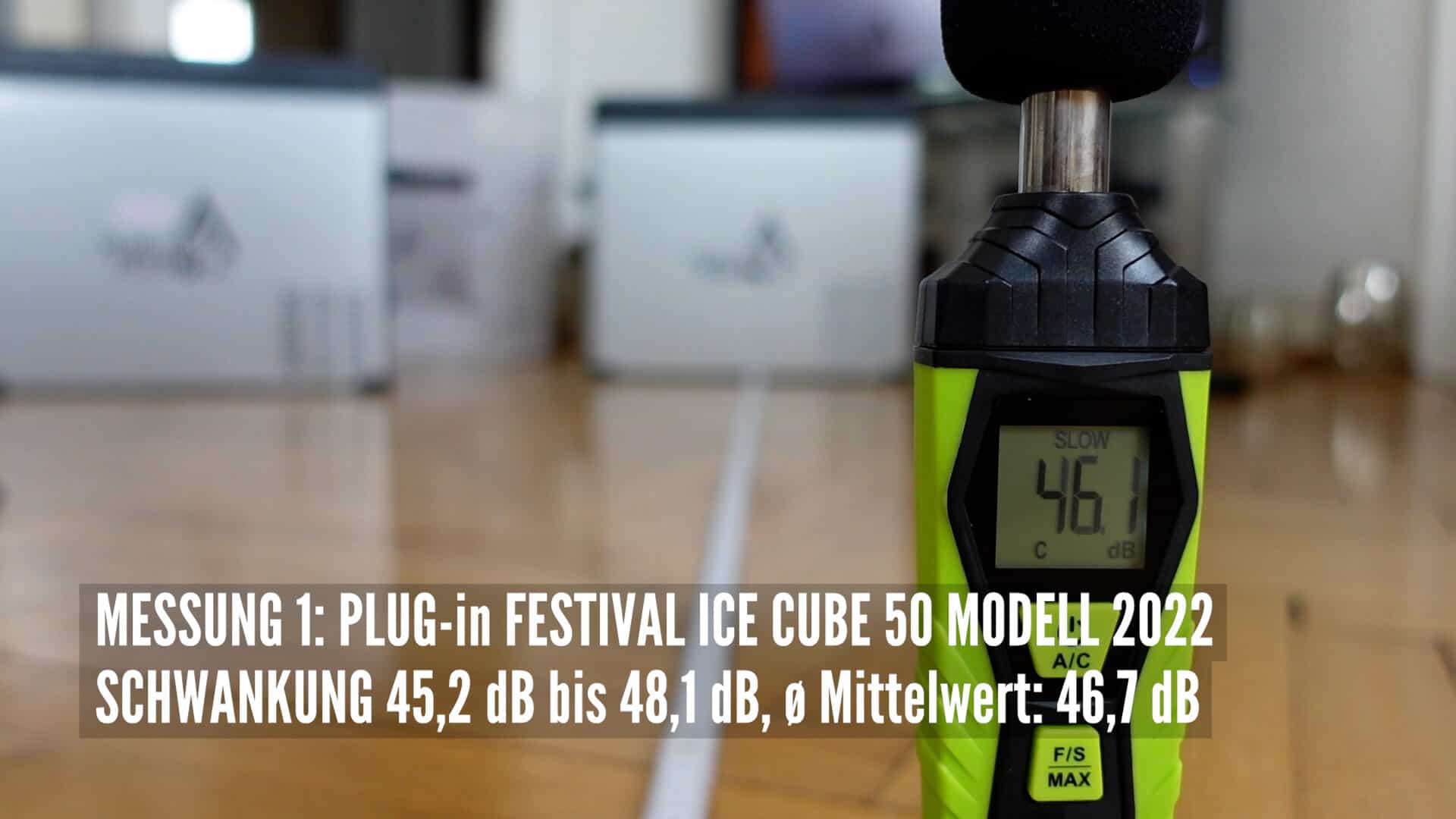 Test Kompressorkühlbox IceCube von Plug-in Festivals
